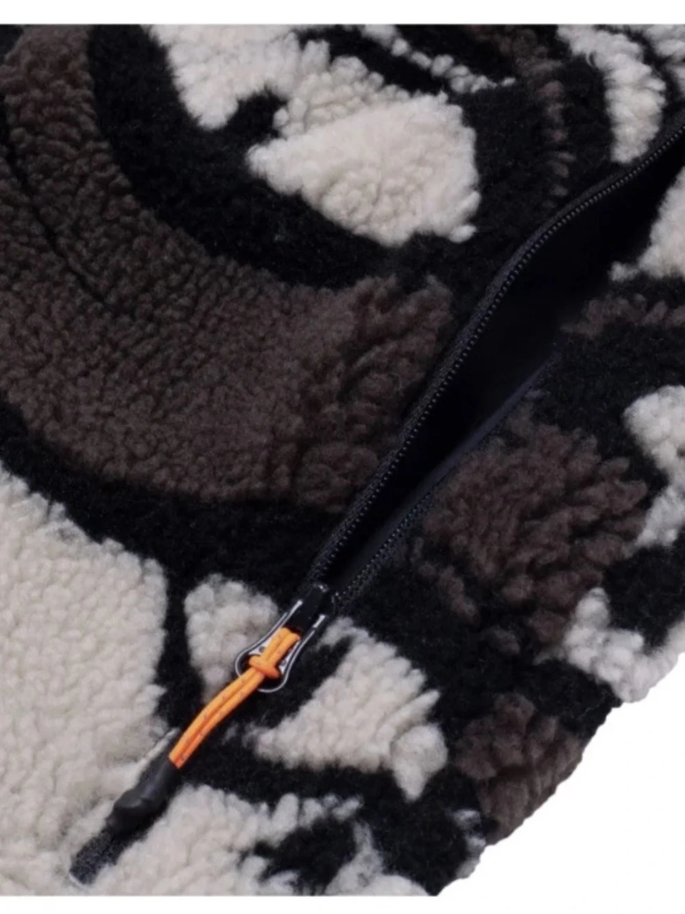 FA X Adidas Jason Dill Eye/Camouflage , Orange Zip & Sherpa Joggers Size XLarge